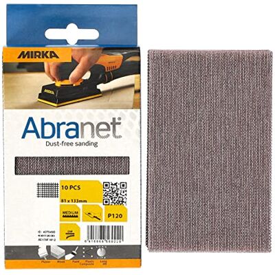 Mirka Schleifstreifen Abranet 81x133 mm Klett Korn P180 10 Stk Mirka Schleifstreifen Abranet 81x133 mm Klett Korn P180 10 Stk