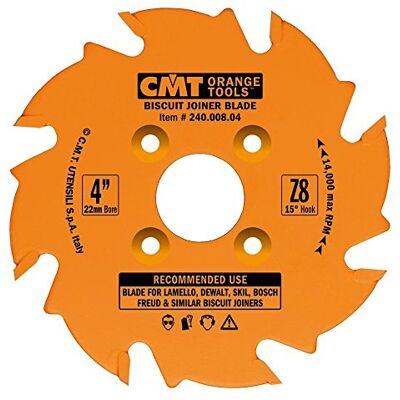 CMT ORANGE TOOLS 240.008.04 Lamellen Nutfräser HW 100x3.96/3.0x22+4 Z8 ATB CMT ORANGE TOOLS 240.008.04 Lamellen Nutfräser HW 100x3.96/3.0x22+4 Z8 ATB