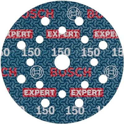 Bosch 50x EXPERT O780 Folienschleifscheibe, 125 mm (für Hartholz, Farbe auf Holz, Ø 125 mm, Körnung 150, Professional Zubehör Exzenterschleifer) Bosch 50x EXPERT O780 Folienschleifscheibe, 125 mm (für Hartholz, Farbe auf Holz, Ø 125 mm, Körnung 150, Professional Zubehör Exzenterschleifer)