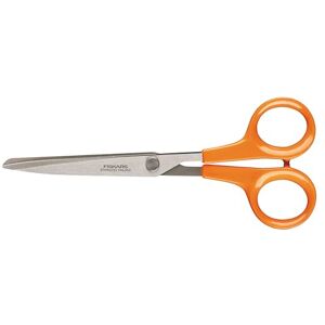 Fiskars Mehrzweckschere, Länge: 17 cm, Für Rechts- und Linkshänder, Rostfreie Stahl-Klinge/Kunststoff-Griffe, Orange, Classic, 1005150 Fiskars Mehrzweckschere, Länge: 17 cm, Für Rechts- und Linkshänder, Rostfreie Stahl-Klinge/Kunststoff-Griffe, Orange, Classic, 1005150