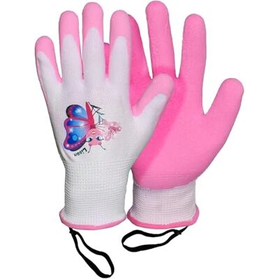ROSTAING Kinder Gartenhandschuhe LISON Ein Paar Garten- und Heimwerkerhandschuhe Für kleine und zarte Hände und die Sicherheit Ihrer Kinder, Rosa ROSTAING Kinder Gartenhandschuhe LISON Ein Paar Garten- und Heimwerkerhandschuhe Für kleine und zarte Hände und die Sicherheit Ihrer Kinder, Rosa