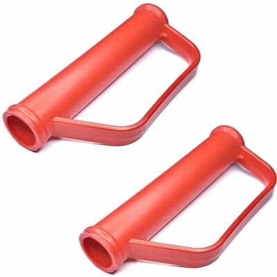 cyclingcolors 2X Sackkarrengriffe Griffe handgriffe für sackkarre schubkarre bügelgriffe 25mm x 175mm, Rot cyclingcolors 2X Sackkarrengriffe Griffe handgriffe für sackkarre schubkarre bügelgriffe 25mm x 175mm, Rot