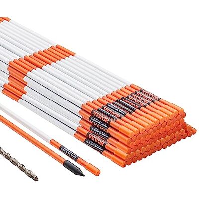 VEVOR 100er-Set Schneestangen 47,8 Zoll (121,5 cm) Auffahrtstangen orange UV-beständige Beschichtung Reflektierende Einfahrtsmarkierung Inkl. 1 Paar Schutzhandschuhe und 1 extralangen Stahlbohrer VEVOR 100er-Set Schneestangen 47,8 Zoll (121,5 cm) Auffahrtstangen orange UV-beständige Beschichtung Reflektierende Einfahrtsmarkierung Inkl. 1 Paar Schutzhandschuhe und 1 extralangen Stahlbohrer