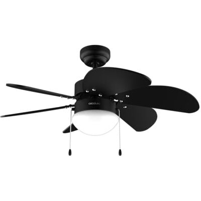 Cecotec Deckenventilator EnergySilence Aero 3600 Vision Full Black, 92 cm Lampenfassung ohne Leuchtmittel, 3 Stufen, 50 W Kupfermotor, 6 Rotorblätter, Sommer-/Winter-Funktion, Kettenschalter Cecotec Deckenventilator EnergySilence Aero 3600 Vision Full Black, 92 cm Lampenfassung ohne Leuchtmittel, 3 Stufen, 50 W Kupfermotor, 6 Rotorblätter, Sommer-/Winter-Funktion, Kettenschalter