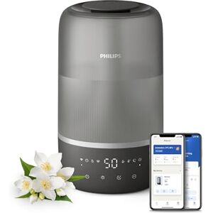 Philips Smart Humidifier kompakt und dennoch leistungsstark mit himmelhohem Nebel, Aromatherapie, leise mit Schlaffunktion und Nachtlicht, für (Schlaf-) Räume bis zu 41m² (HU1510/03) Philips Smart Humidifier kompakt und dennoch leistungsstark mit himmelhohem Nebel, Aromatherapie, leise mit Schlaffunktion und Nachtlicht, für (Schlaf-) Räume bis zu 41m² (HU1510/03)
