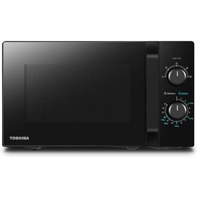 Toshiba MW2-MM20PF(BK) Mikrowelle/Solo-Mikrowelle / 20L / 800W / 5 Leistungsstufen mit praktischer Auftaufunktion/LED-Beleuchtung im Innenraum/Schwarz Toshiba MW2-MM20PF(BK) Mikrowelle/Solo-Mikrowelle / 20L / 800W / 5 Leistungsstufen mit praktischer Auftaufunktion/LED-Beleuchtung im Innenraum/Schwarz