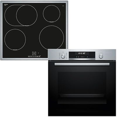 Bosch HBD675CS62, Backofen-Set, Einbau-Backofen 60 cm, HBG578BS3, Serie 6, Air Fry, Pyrolyse, Edelstahl & Induktionskochfeld 60 cm, PIF645BB5E, Serie 4, Touch Bedienung, PowerBoost, Bräterzone Bosch HBD675CS62, Backofen-Set, Einbau-Backofen 60 cm, HBG578BS3, Serie 6, Air Fry, Pyrolyse, Edelstahl & Induktionskochfeld 60 cm, PIF645BB5E, Serie 4, Touch Bedienung, PowerBoost, Bräterzone