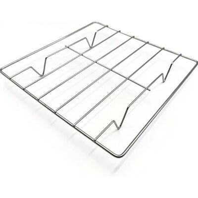 PARENCE .- Quadratischer Grill für Heißluftfritteuse – 20 x 20 cm – Edelstahlzubehör für Heißluftfritteuse, Backöfen, Dampfgarer, Grill PARENCE .- Quadratischer Grill für Heißluftfritteuse – 20 x 20 cm – Edelstahlzubehör für Heißluftfritteuse, Backöfen, Dampfgarer, Grill
