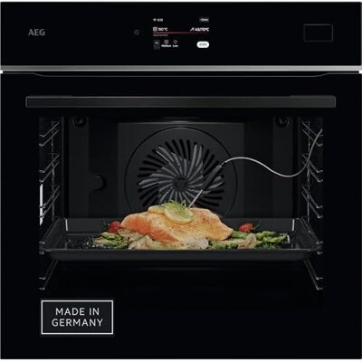AEG Wifi Einbau-Dampfbackofen, Multidampfgarer, Serie 8 Touch-Swipe-Display mit Schritt für Schritt assistiertem Kochen, Made in Germany, 100% Auto-Dampf, App-Rezepte, TB8SB72WAB AEG Wifi Einbau-Dampfbackofen, Multidampfgarer, Serie 8 Touch-Swipe-Display mit Schritt für Schritt assistiertem Kochen, Made in Germany, 100% Auto-Dampf, App-Rezepte, TB8SB72WAB