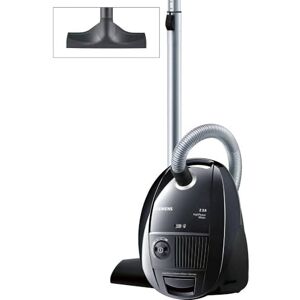 Siemens Staubsauger mit Beutel Z 3.0 VSZ3B212, Bodenstaubsauger, Hygiene-Filter, Bodendüse für Parkett, Teppich, Fliesen, langes Kabel, niedriger Stromverbrauch, 600 W, schwarz Siemens Staubsauger mit Beutel Z 3.0 VSZ3B212, Bodenstaubsauger, Hygiene-Filter, Bodendüse für Parkett, Teppich, Fliesen, langes Kabel, niedriger Stromverbrauch, 600 W, schwarz