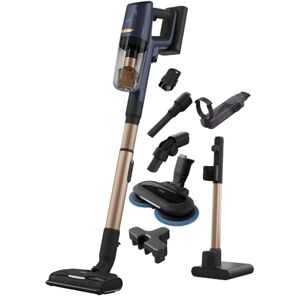 AEG HYGIENIC 8000 AP81B25WET Akku Staubsauger mit Wischfunktion/Automatik / 5-Stufen Filtration/Digitale Anzeige/Multi-Bodendüse & Mop-Düse / 3 Stufen/Akku wechselbar/Zubehör / 400ml / blau AEG HYGIENIC 8000 AP81B25WET Akku Staubsauger mit Wischfunktion/Automatik / 5-Stufen Filtration/Digitale Anzeige/Multi-Bodendüse & Mop-Düse / 3 Stufen/Akku wechselbar/Zubehör / 400ml / blau
