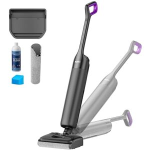 EUREKA FloorShine 460 Nass Trockensauger Kabellos, 180° Flachdesign Wischsauger Saugwischer, 17000 Pa Akku Staubsauger mit Wischfunktion, 30min Laufzeit Reinigung unter tiefen Möbeln für HarteBoden EUREKA FloorShine 460 Nass Trockensauger Kabellos, 180° Flachdesign Wischsauger Saugwischer, 17000 Pa Akku Staubsauger mit Wischfunktion, 30min Laufzeit Reinigung unter tiefen Möbeln für HarteBoden
