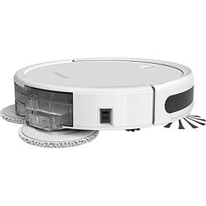 Bissell SpinWave Roboter 2-in-1 Saugt oder Wischt Teppich und Hartböden 1500 Pa Saugleistung, App Steuerung, 130 Minuten Laufzeit Saugroboter 2931N Bissell SpinWave Roboter 2-in-1 Saugt oder Wischt Teppich und Hartböden 1500 Pa Saugleistung, App Steuerung, 130 Minuten Laufzeit Saugroboter 2931N