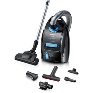 Siemens Staubsauger mit Beutel Q5.0 Extreme silencePower VSQ5X500, Bodenstaubsauger, ideal für Allergiker, Hygiene-Filter, Starke Saugleistung, XXL-Polsterdüse, langes Kabel, 650 W, schwarz Siemens Staubsauger mit Beutel Q5.0 Extreme silencePower VSQ5X500, Bodenstaubsauger, ideal für Allergiker, Hygiene-Filter, Starke Saugleistung, XXL-Polsterdüse, langes Kabel, 650 W, schwarz
