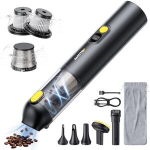 AUXITO Akku-Handstaubsauger, Auto-Staubsauger-Stark 14000Pa, 4 IN 1 Autostaubsauger Handstaubsauger mit Haustier Werkzeug, Mini Staubsauger für Auto, Haus, Büro, Küche,Tierhaar Reinigung AUXITO Akku-Handstaubsauger, Auto-Staubsauger-Stark 14000Pa, 4 IN 1 Autostaubsauger Handstaubsauger mit Haustier Werkzeug, Mini Staubsauger für Auto, Haus, Büro, Küche,Tierhaar Reinigung