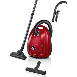 Bosch Hausgeräte Staubsauger mit Beutel Serie 4 BGD38RD1H, nachhaltig, Hygiene-Filter, 10 Jahre Motorgarantie, Hartbodendüse, Zubehör-Clip, Polsterdüse, Fugendüse, hohe Saugkraft, 600 W, rot Bosch Hausgeräte Staubsauger mit Beutel Serie 4 BGD38RD1H, nachhaltig, Hygiene-Filter, 10 Jahre Motorgarantie, Hartbodendüse, Zubehör-Clip, Polsterdüse, Fugendüse, hohe Saugkraft, 600 W, rot