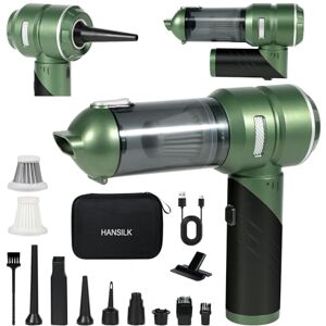 HANSILK Handstaubsauger Akku Kabellos 4 in 1 25000PA Mini Staubsauger Faltbarer Auto Staubsauger Stark mit 3 Gang 220000 Umin Bürstenlosem Motor für Auto Küche Sofa Büro Tierhaare Hausreinigung HANSILK Handstaubsauger Akku Kabellos 4 in 1 25000PA Mini Staubsauger Faltbarer Auto Staubsauger Stark mit 3 Gang 220000 Umin Bürstenlosem Motor für Auto Küche Sofa Büro Tierhaare Hausreinigung