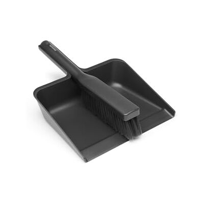 Brabantia SinkSide Dustpan and Brush Set, with Comb Dark Grey Brabantia SinkSide Dustpan and Brush Set, with Comb Dark Grey