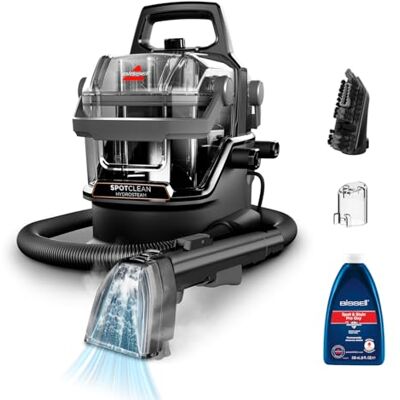 Bissell SpotClean HydroSteam, Polsterreiniger Gerät, Teppichreiniger mit HydroSteam Technologie, Dampfreiniger, Nasssauger für Teppiche, Polster, Auto & Mehr, Leistungsstarker 1000W Motor, 3689N Bissell SpotClean HydroSteam, Polsterreiniger Gerät, Teppichreiniger mit HydroSteam Technologie, Dampfreiniger, Nasssauger für Teppiche, Polster, Auto & Mehr, Leistungsstarker 1000W Motor, 3689N