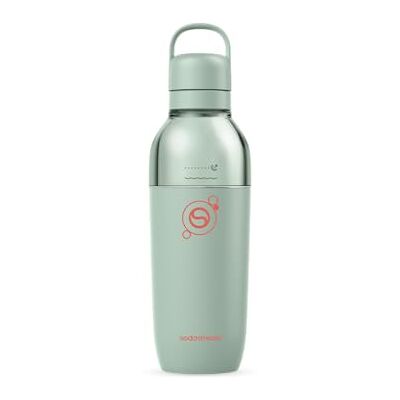sodastream 0,7L Fizz&go Easy Mix Sprudlerflasche, Mint Grün Kompatibel mit ENSO, TERRA, ART, GAIA Wassersprudler, doppelwandig isoliert, hält bis zu 6 Stunden warm & kalt sodastream 0,7L Fizz&go Easy Mix Sprudlerflasche, Mint Grün Kompatibel mit ENSO, TERRA, ART, GAIA Wassersprudler, doppelwandig isoliert, hält bis zu 6 Stunden warm & kalt
