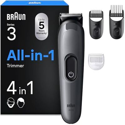 Braun Multigroom All-in-One Series 3, 4-in-1 Trimmer, AIO3500, Grau Braun Multigroom All-in-One Series 3, 4-in-1 Trimmer, AIO3500, Grau