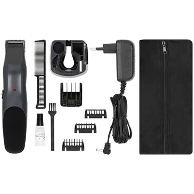 Wahl Groomsman Bartschneider für Herren (mit Kabel/kabellos) Hochpräzise Klinge, 60 Minuten Akkubetrieb, Soft-Touch-Griff, individueller Aufbewahrungsständer Wahl Groomsman Bartschneider für Herren (mit Kabel/kabellos) Hochpräzise Klinge, 60 Minuten Akkubetrieb, Soft-Touch-Griff, individueller Aufbewahrungsständer