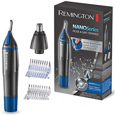 Remington Hygiene Clipper NE3850 Nano Series NEU Nasenhaartrimmer, Ohrenhaartrimmer, Augenbrauenrasierer, Auswaschfunktions-Knopf, 3 Aufsteckkämme, Rotationsschneideaufsatz Remington Hygiene Clipper NE3850 Nano Series NEU Nasenhaartrimmer, Ohrenhaartrimmer, Augenbrauenrasierer, Auswaschfunktions-Knopf, 3 Aufsteckkämme, Rotationsschneideaufsatz