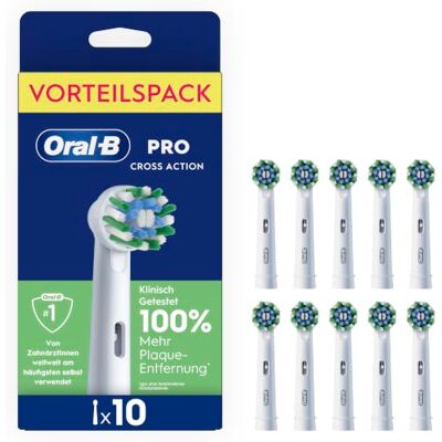 Oral-B Aufsteckbürsten Pro CrossAction 10er Oral-B Aufsteckbürsten Pro CrossAction 10er