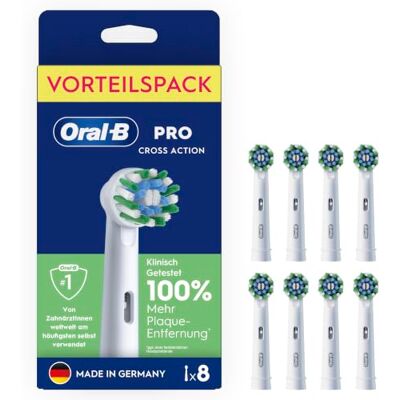 Oral-B Aufsteckbürsten Pro CrossAction 8er Oral-B Aufsteckbürsten Pro CrossAction 8er