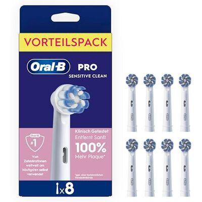 Oral-B Aufsteckbürsten Pro Sensitive Clean 8er Oral-B Aufsteckbürsten Pro Sensitive Clean 8er