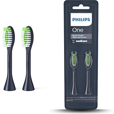 Philips One Bürstenköpfe für die elektrische Zahnbürste, Zweierpack, (Modell: BH1022/04) Philips One Bürstenköpfe für die elektrische Zahnbürste, Zweierpack, (Modell: BH1022/04)