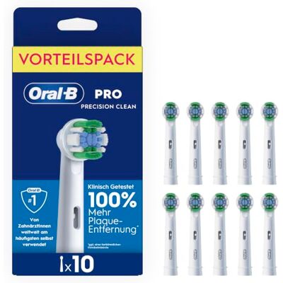 Oral-B Aufsteckbürsten PRO Precision Clean, Weiß, 10 Stück Oral-B Aufsteckbürsten PRO Precision Clean, Weiß, 10 Stück