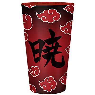 ABYSTYLE NARUTO SHIPPUDEN Large Glass 400ml Akatsuki ABYSTYLE NARUTO SHIPPUDEN Large Glass 400ml Akatsuki