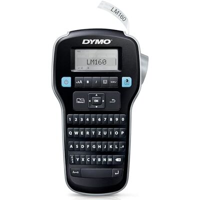 Dymo LabelManager 160 Tragbares Beschriftungsgerät Etikettiergerät mit QWERTZ Tastatur & Einfache Textbearbeitung für D1 Etiketten in 6, 9 und 12mm Breite Dymo LabelManager 160 Tragbares Beschriftungsgerät Etikettiergerät mit QWERTZ Tastatur & Einfache Textbearbeitung für D1 Etiketten in 6, 9 und 12mm Breite