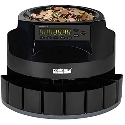 ratiotec 00946954 Münzzähl- und Sortiermaschine CS 50 ratiotec 00946954 Münzzähl- und Sortiermaschine CS 50