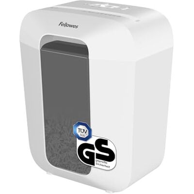 Fellowes FS-9C Aktenvernichter, Kreuzschnitt, 9 Blatt, P4, 17L Behälter, Sicherheitsschloss, zerkleinert 31 Blatt/Min, Hochsicherheit, Für Zuhause & Büro, Weiß Fellowes FS-9C Aktenvernichter, Kreuzschnitt, 9 Blatt, P4, 17L Behälter, Sicherheitsschloss, zerkleinert 31 Blatt/Min, Hochsicherheit, Für Zuhause & Büro, Weiß