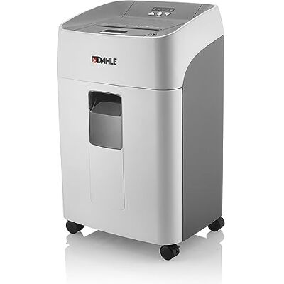 Dahle ShredMATIC 300 Aktenvernichter, Sicherheit P-4, Autofeed 300 Blatt 300 Blatt Stapelbetrieb, MHP-Schneidwalzen, automatischer Einzug, Partikelschnitt 4 x 15 mm, 40L Behälter, wartungsfrei Dahle ShredMATIC 300 Aktenvernichter, Sicherheit P-4, Autofeed 300 Blatt 300 Blatt Stapelbetrieb, MHP-Schneidwalzen, automatischer Einzug, Partikelschnitt 4 x 15 mm, 40L Behälter, wartungsfrei