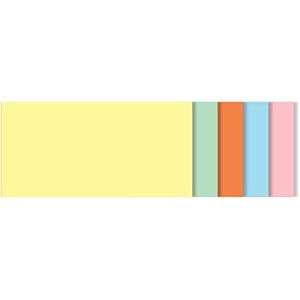 Sigel BA100 Moderationskarten rechteckig, 6 Farben sortiert (gelb, grün, orange, blau, rosa, weiß), 10x20 cm, 250 Stück, Präsentationskarten Sigel BA100 Moderationskarten rechteckig, 6 Farben sortiert (gelb, grün, orange, blau, rosa, weiß), 10x20 cm, 250 Stück, Präsentationskarten