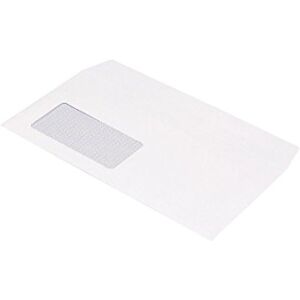 bong TopStar Briefumschläge Din Lang mit Fenster (250 Stück) Haftklebende Briefumschläge mit Fenster Hitzebeständige Umschläge Grauer Innendruck 100g/m², 110x220mm Weiß bong TopStar Briefumschläge Din Lang mit Fenster (250 Stück) Haftklebende Briefumschläge mit Fenster Hitzebeständige Umschläge Grauer Innendruck 100g/m², 110x220mm Weiß