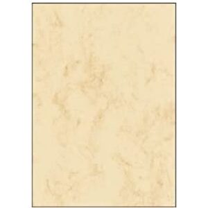 Sigel DP907 Hochwertiges Marmor-Papier beige, A5, 100 Blatt, Motiv beidseitig, Briefpapier 90 g, aus nachhaltigem Papier Sigel DP907 Hochwertiges Marmor-Papier beige, A5, 100 Blatt, Motiv beidseitig, Briefpapier 90 g, aus nachhaltigem Papier