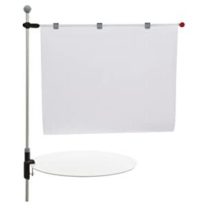 MAUL Planhalter Tisch Präsenter für Poster, Pläne, große Vorlagen Verstellbare Schwenkarm als Aufhänger für Papier A1 Befestigung mit Klemmfuß an Tisch und Schreibtisch Schwarz/Grau MAUL Planhalter Tisch Präsenter für Poster, Pläne, große Vorlagen Verstellbare Schwenkarm als Aufhänger für Papier A1 Befestigung mit Klemmfuß an Tisch und Schreibtisch Schwarz/Grau