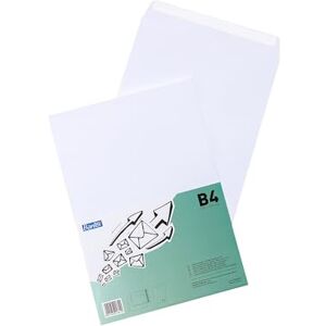Bantex Versandtaschen B4 Weiß (25 Stück) 250 x 353 mm Großformat, 100 g/m² extra starkes Papier, Haftklebung mit Abziehstreifen, Briefumschläge ohne Fenster für Mappen & Kataloge Bantex Versandtaschen B4 Weiß (25 Stück) 250 x 353 mm Großformat, 100 g/m² extra starkes Papier, Haftklebung mit Abziehstreifen, Briefumschläge ohne Fenster für Mappen & Kataloge