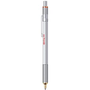 rOtring 800 Kugelschreiber mittlere Spitze silberner Tinte schwarzer Schaft nachfüllbar rOtring 800 Kugelschreiber mittlere Spitze silberner Tinte schwarzer Schaft nachfüllbar