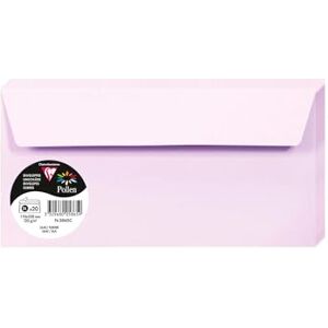 Clairefontaine 5865C Packung mit 20 Umschläge Pollen, Format DL, 110 x 220 mm, 120g, ideal für Einladungen und Korrespondenz, Flieder, 1 Pack Clairefontaine 5865C Packung mit 20 Umschläge Pollen, Format DL, 110 x 220 mm, 120g, ideal für Einladungen und Korrespondenz, Flieder, 1 Pack
