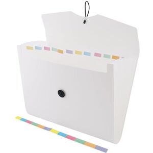 D.RECT 5580 Fächermappe Ordnungsmappe erweiterbar Dokumentenmappen 12 Fächer A4 Weiß D.RECT 5580 Fächermappe Ordnungsmappe erweiterbar Dokumentenmappen 12 Fächer A4 Weiß