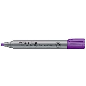 Staedtler 356 B-6 Lumocolor Flipchartmarker Keilspitze, 2 oder 5 mm, 10 Stück, violett Staedtler 356 B-6 Lumocolor Flipchartmarker Keilspitze, 2 oder 5 mm, 10 Stück, violett