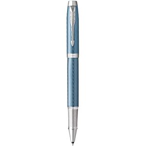Parker IM Rollerball Tintenroller Blaugraue Premium-Lackierung mit Chromverzierung Feine Schreibspitze mit schwarzer Nachfüllmine Geschenkbox Parker IM Rollerball Tintenroller Blaugraue Premium-Lackierung mit Chromverzierung Feine Schreibspitze mit schwarzer Nachfüllmine Geschenkbox