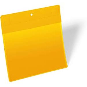 Durable Magnetische Kennzeichnungstasche Extra Stark A5 quer, Packung à 10 Stück, Gelb, 174604 Durable Magnetische Kennzeichnungstasche Extra Stark A5 quer, Packung à 10 Stück, Gelb, 174604