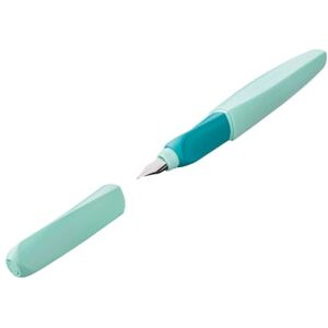 Pelikan Twist Füllhalter, Edelstahl-Feder in Strichbreite M inkl. 2 Tintenpatronen, neo mint Pelikan Twist Füllhalter, Edelstahl-Feder in Strichbreite M inkl. 2 Tintenpatronen, neo mint