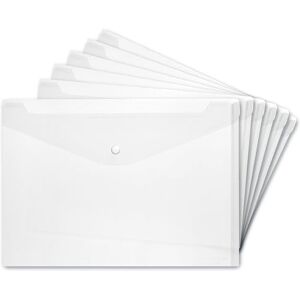 Herlitz 10657930 Dokumententasche A4 mit Druckknopfverschluss, 6 Stück, farblos (Farblos) Herlitz 10657930 Dokumententasche A4 mit Druckknopfverschluss, 6 Stück, farblos (Farblos)